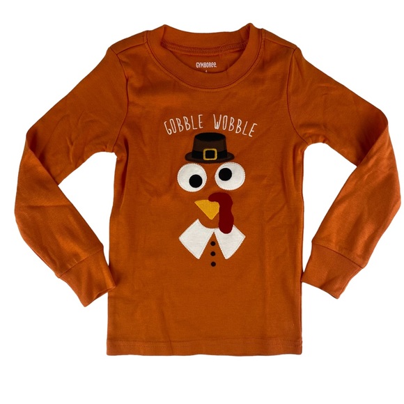 Gymboree Gobble Wobble Turkey Pyjamas - Size 4 - Picture 2 of 6